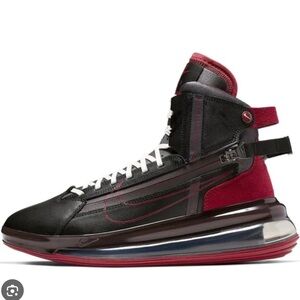 NWOB Nike Air Max 720 Saturn’s basketball shoes red and black
